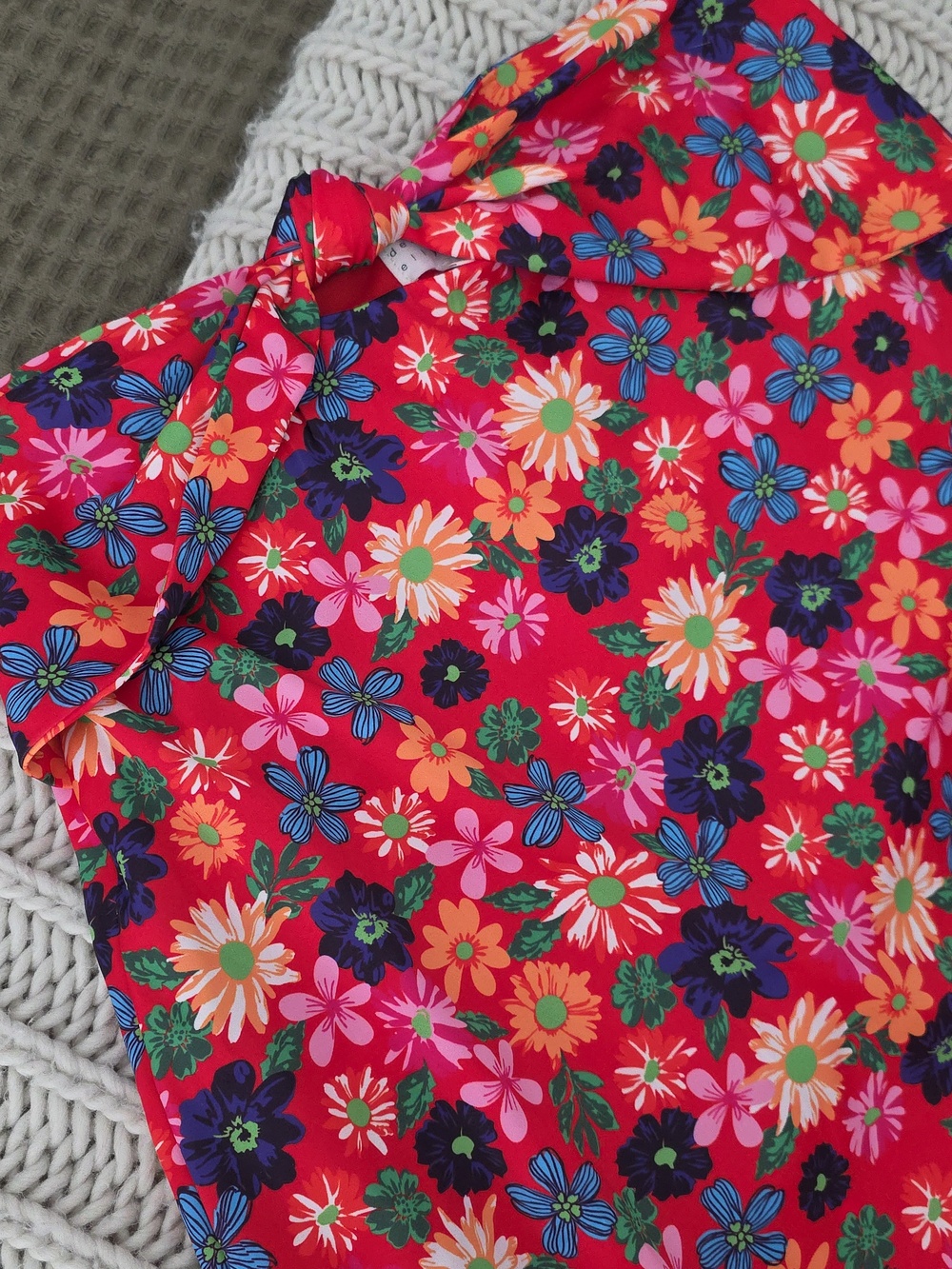 Floral Red A-Line Women's Skirt
